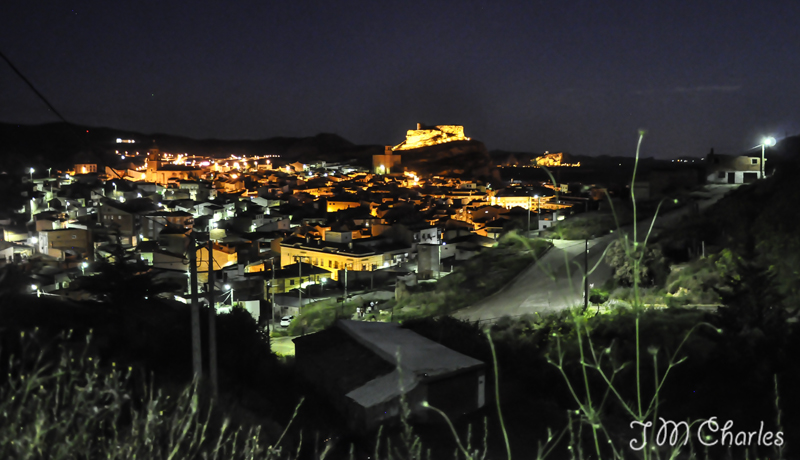 Nocturna  de Arnedo des de el cerro San Miguel